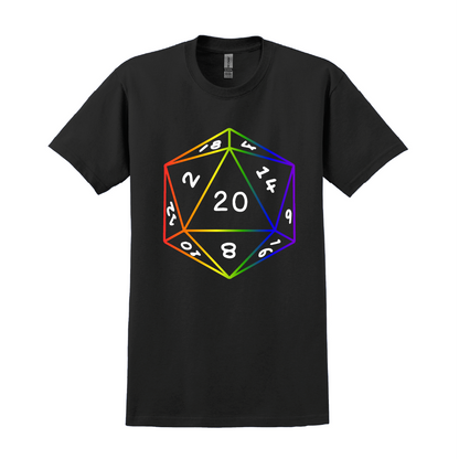 D&D D20 Rainbow Shirt